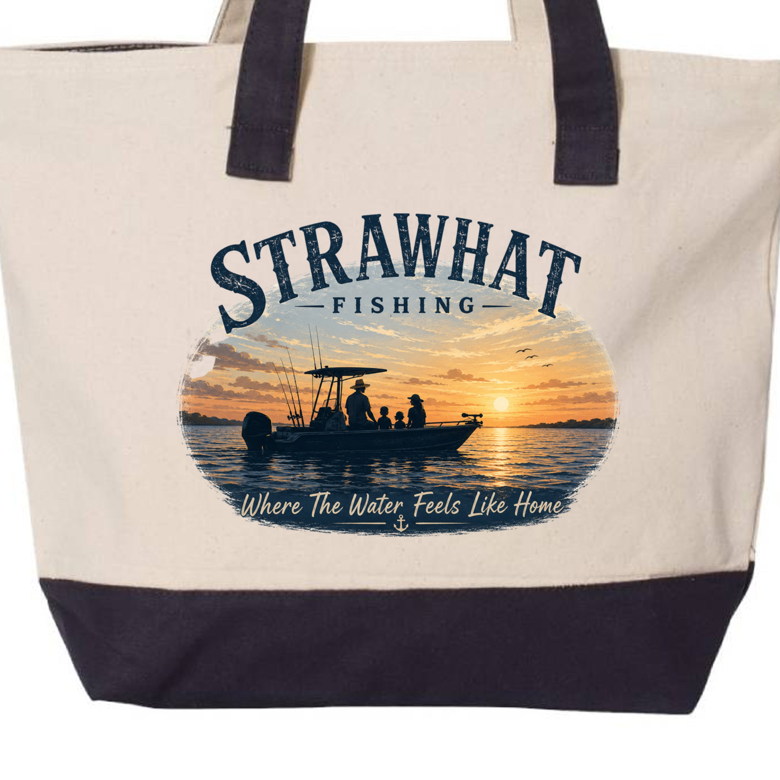 Natural/ Navy - Q1300 - BACK